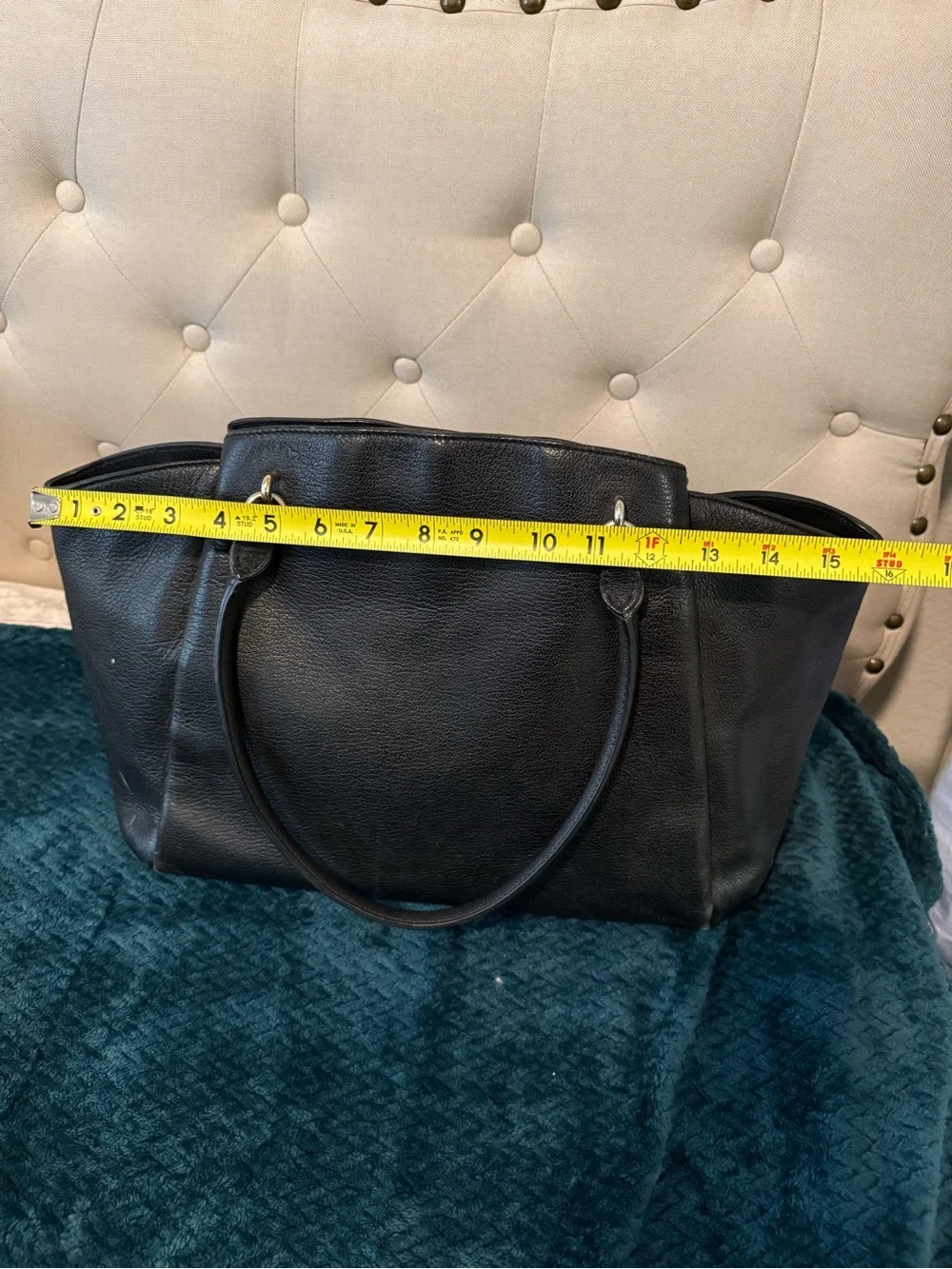 Kate Spade Black Leather Tote Bag - Classic Women's Handbag
